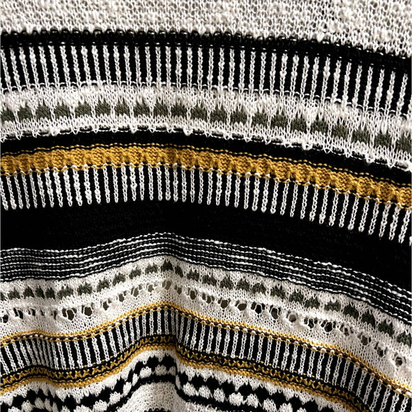 INC International Concept, Open Woven Stripes Cardigan, XL - Picture 4 of 6